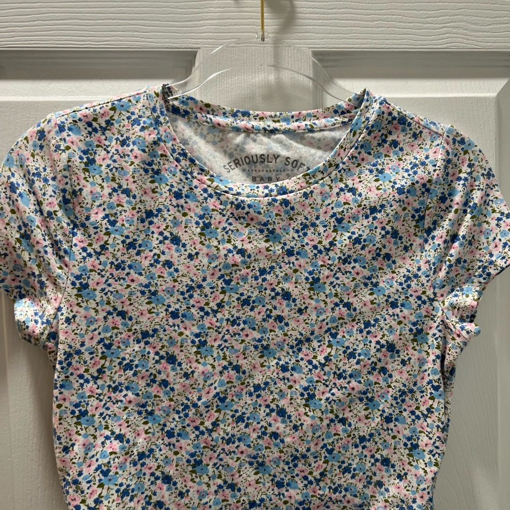 Seriously Soft Cropped Baby Tee, Floral